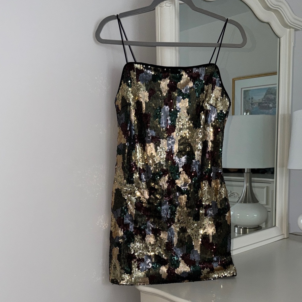 Elegant Sequin Mini Dress